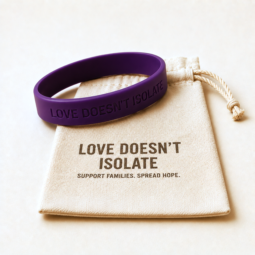 Love Doesn’t Isolate wristband